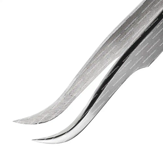 Изогнутый пинцет для объемного наращивания ресниц Russian Volume by Irina Levchuk