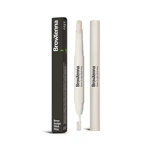 Воск-стик для укладки и ухода за бровями с щеточкой Brow Sculpt Stick Wax BrowXenna