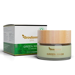 Зеленая маска для бровей BrowXenna®, 15 мл