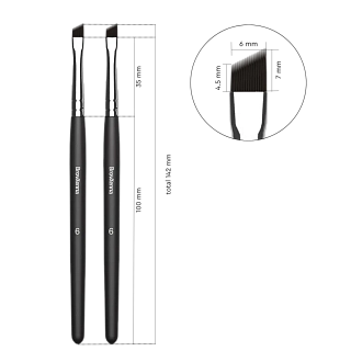 Набор кистей №6 BrowXenna® (скошенные)