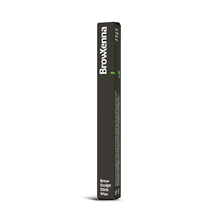 Воск-стик для укладки и ухода за бровями с щеточкой Brow Sculpt Stick Wax BrowXenna