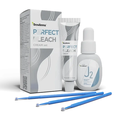 Профессиональный набор крем для осветления бровей Perfect Bleach, BrowXenna®