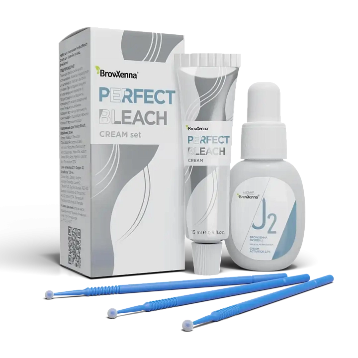 Профессиональный набор крем для осветления бровей Perfect Bleach, BrowXenna®