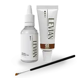 Набор краски Levian №2 (1 краска Brown, оксид, кисть), 1 шт.