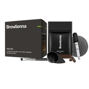 BrowXenna® CAPS Tint Kit #03 Cредне-коричневый
