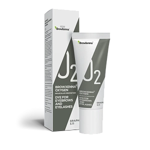 Краска для бровей и ресниц, OXYGEN J2 GRAPHITE 3.11