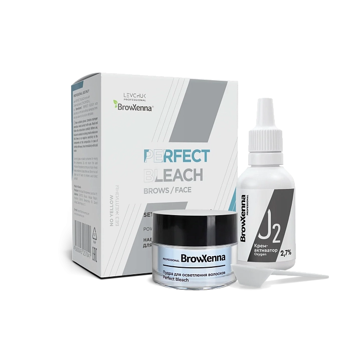 Профессиональный набор средств для осветления волосков Perfect Bleach, BrowXenna®