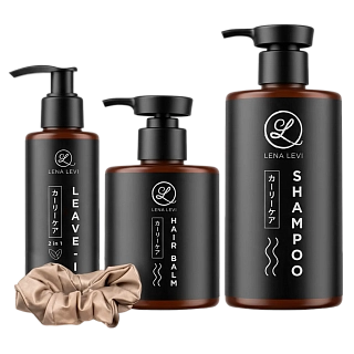 Набор для кудрявых и вьющихся волос WAVY & CURLY + LEAVE-IN 2в1, Lena Levi®