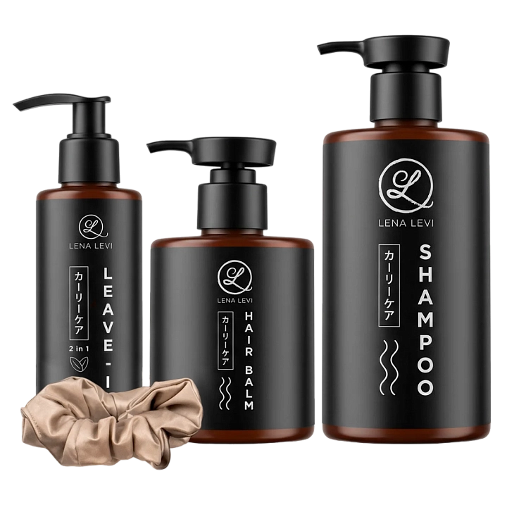 Набор для кудрявых и вьющихся волос WAVY & CURLY + LEAVE-IN 2в1, Lena Levi®