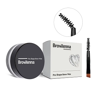 Профессиональный Воск для Моделирования и Формирования Бровей Pro Shape Brow Wax, BrowXenna