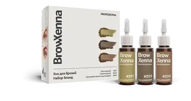 Набор "Блонд" хна для бровей, BrowXenna®