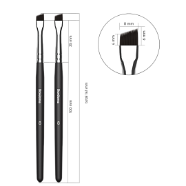 Набор кистей №8 BrowXenna® (скошенные)