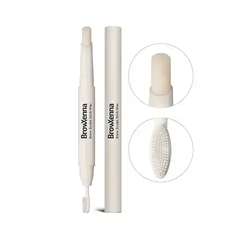 Воск-стик для укладки и ухода за бровями с щеточкой Brow Sculpt Stick Wax BrowXenna