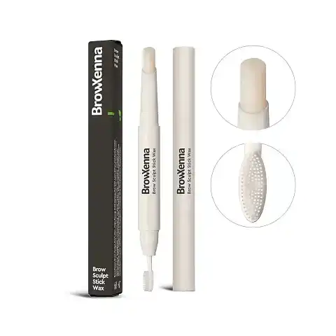 Воск-стик для укладки и ухода за бровями с щеточкой Brow Sculpt Stick Wax BrowXenna
