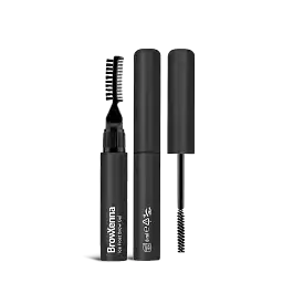 Гель для сверхсильной  Фиксации бровей, Эффектом Лами и Двойными Щеточками Ice Frost Brow Gel  , Туба  BrowXenna