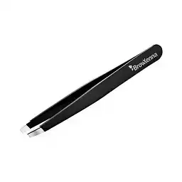 Пинцет для бровей скошенный, ручная заточка, BrowXenna®